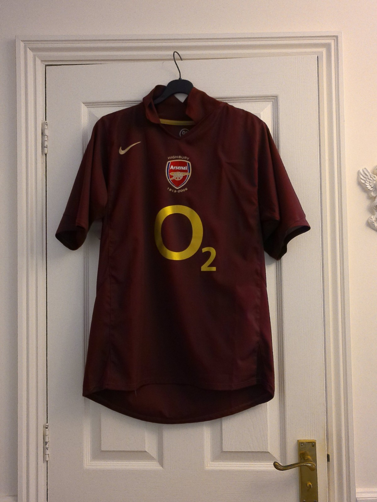 ORIGINAL ARSENAL FOOTBALL SHIRT 2005-06 - HOME NIKE M for sale on Ebay