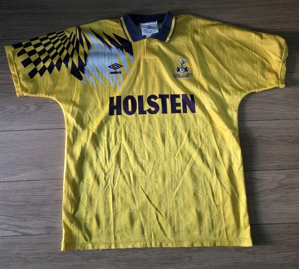 TOTTENHAM HOTSPUR *ORIGINAL* 1991-94 AWAY SHIRT UMBRO JERSEY SIZE XL for sale on Ebay