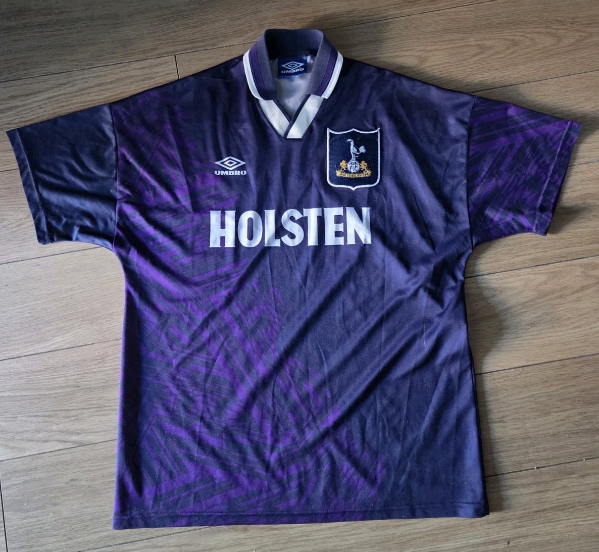 TOTTENHAM HOTSPUR *ORIGINAL* 1994 AWAY SHIRT UMBRO JERSEY SIZE XL for sale on Ebay