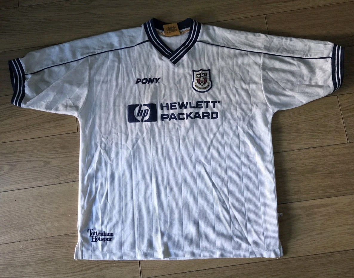 TOTTENHAM HOTSPUR *ORIGINAL* 1997 HOME SHIRT PONY x HP JERSEY SIZE XL for sale on Ebay