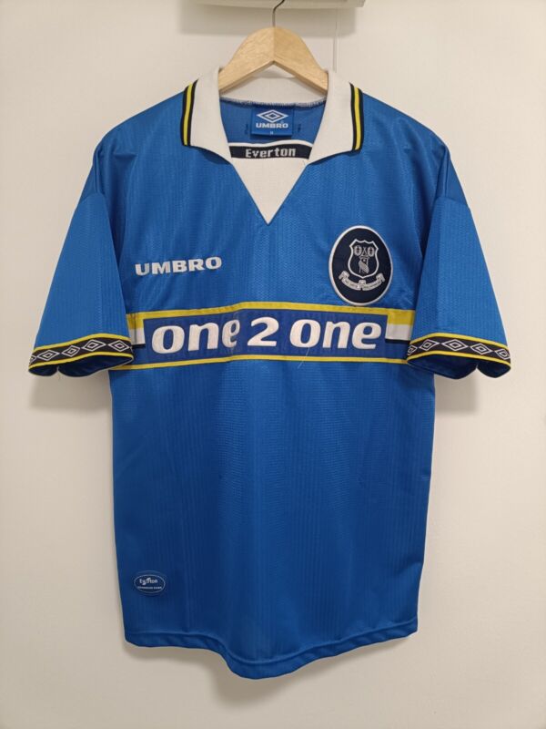 Vintage Everton 1997/98 Home Shirt (Men's Medium)-Original for sale on Ebay