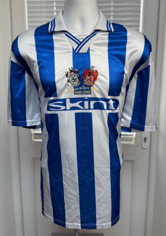 Brighton & Hove Albion Centenary Football Shirt vintage 2000 Errea Soccer Jersey for sale on Ebay