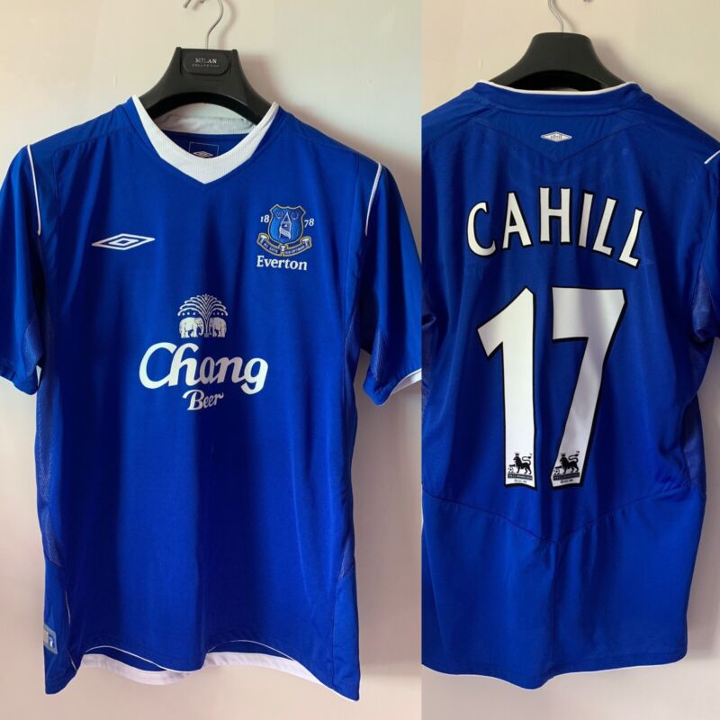 Everton Football Shirt 2004 Home Cahill Medium Excellent Condition  for sale on Ebay