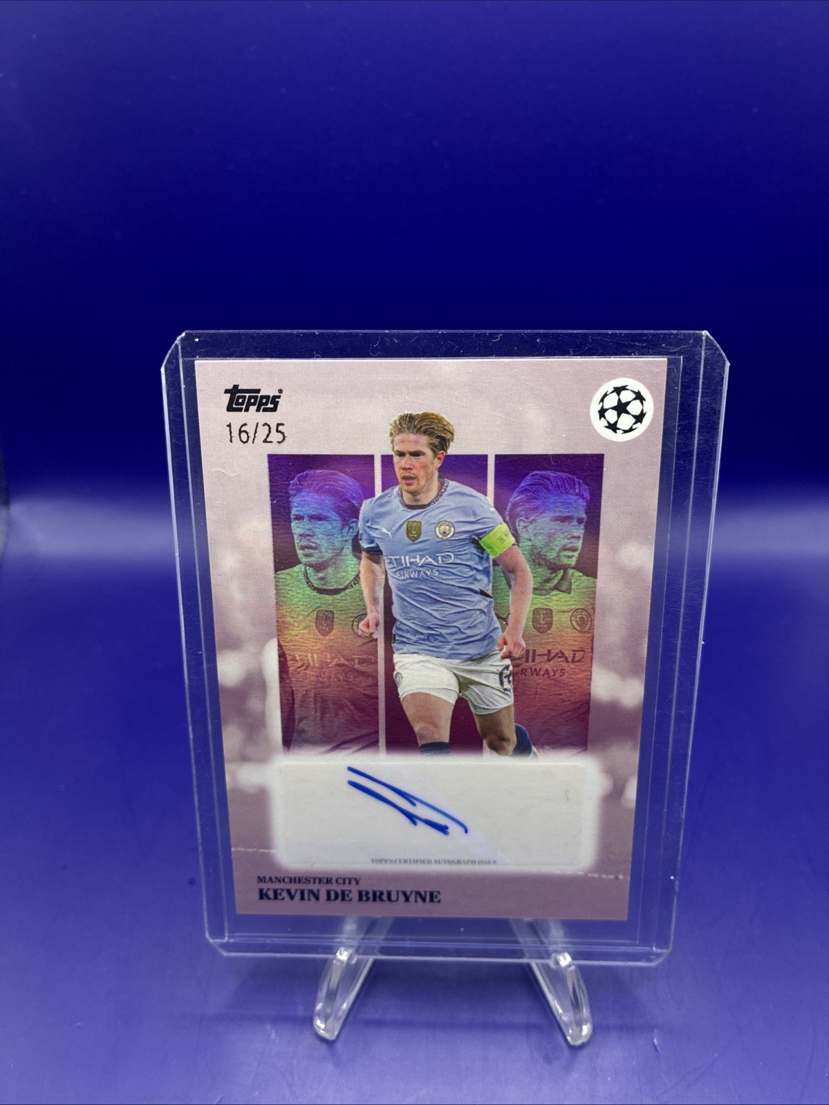 Topps UCC Simplicidad 2024-25 Kevin De Bruyne Autograph /25 Manchester City for sale on Ebay