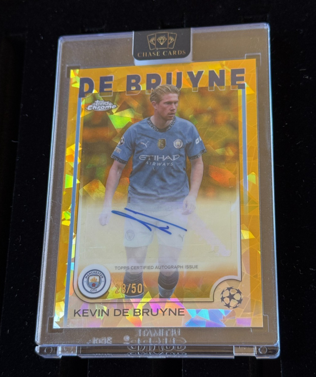 2024/25 Topps UCC Chrome® UEFA Club C- Kevin De Bruyne Auto /50 Manchester City for sale on Ebay