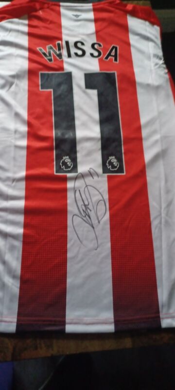 YOANNE WISSA - BRENTFORD - HAND SIGNED NAME AND NUMBERED SHIRT for sale on Ebay