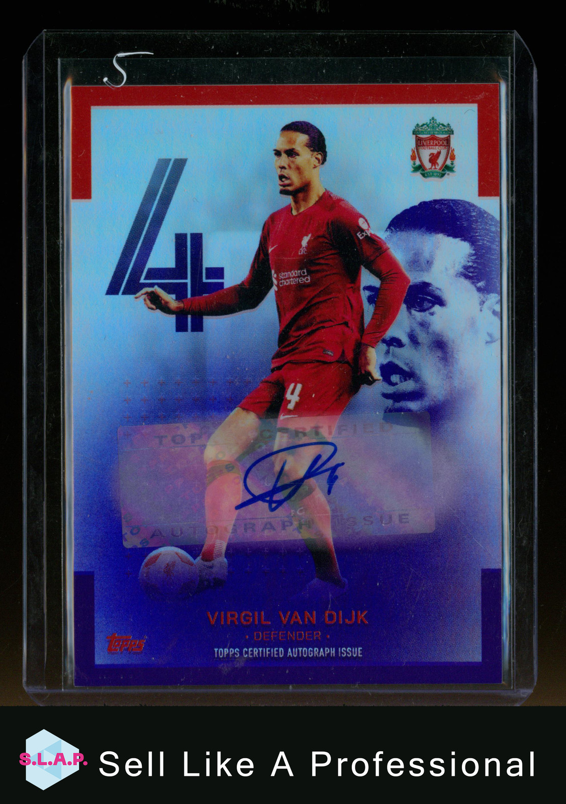 VIRGIL VAN DIJK AUTO TOPPS PURPLE 11/15 LIVERPOOL TEAM SET 22-23 AU-VV 2023 ENG for sale on Ebay