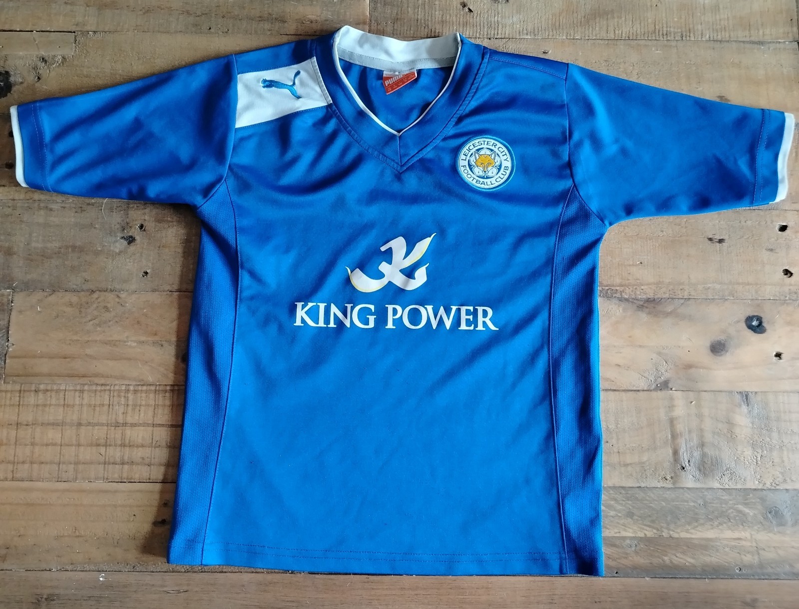 Leicester City Football Top Children's Age 10 - 11 UK Size 26/28 Used. for sale on Ebay