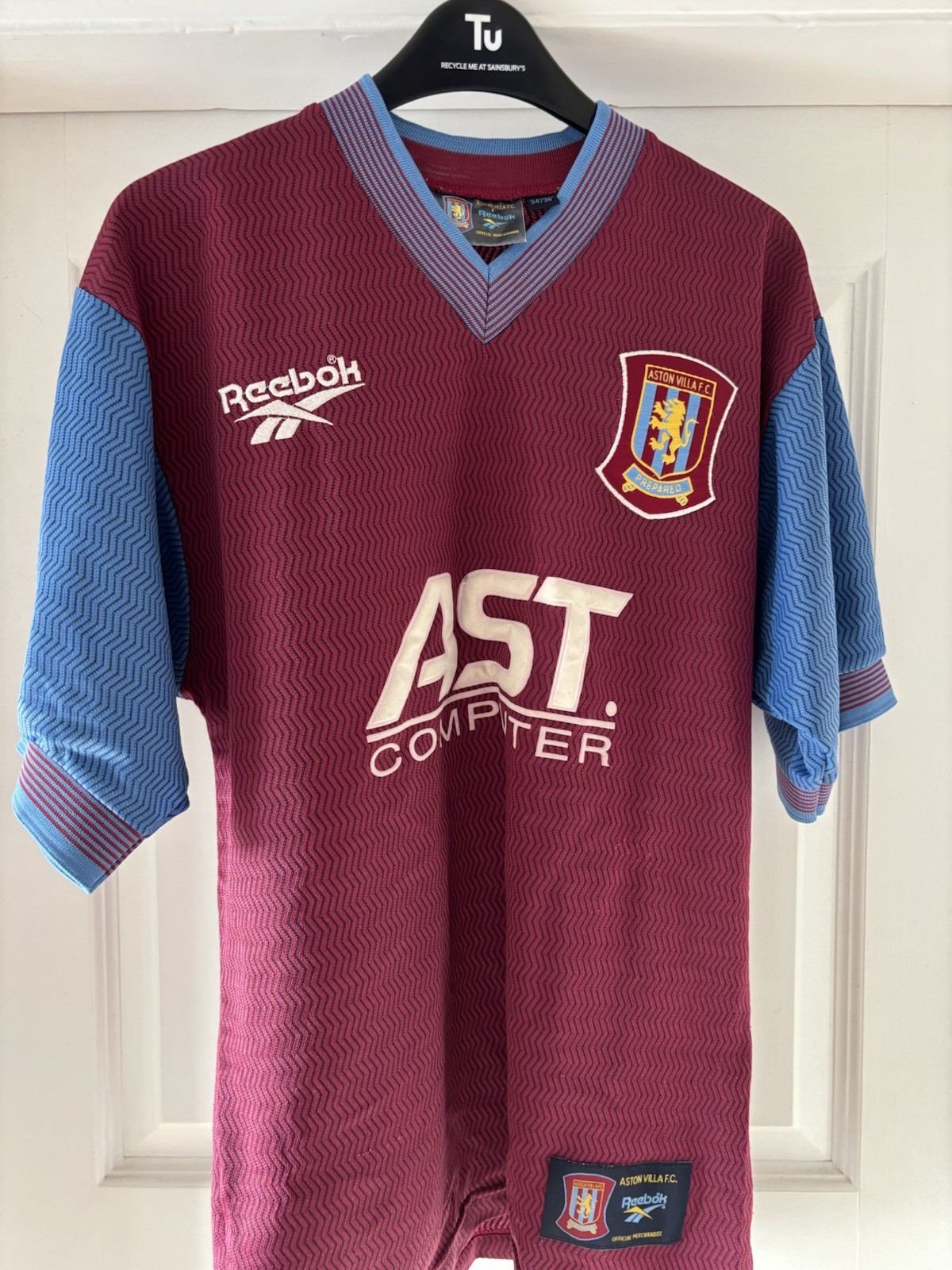 Original Aston Villa 1997-98 Home Shirt Size 36-38 for sale on Ebay