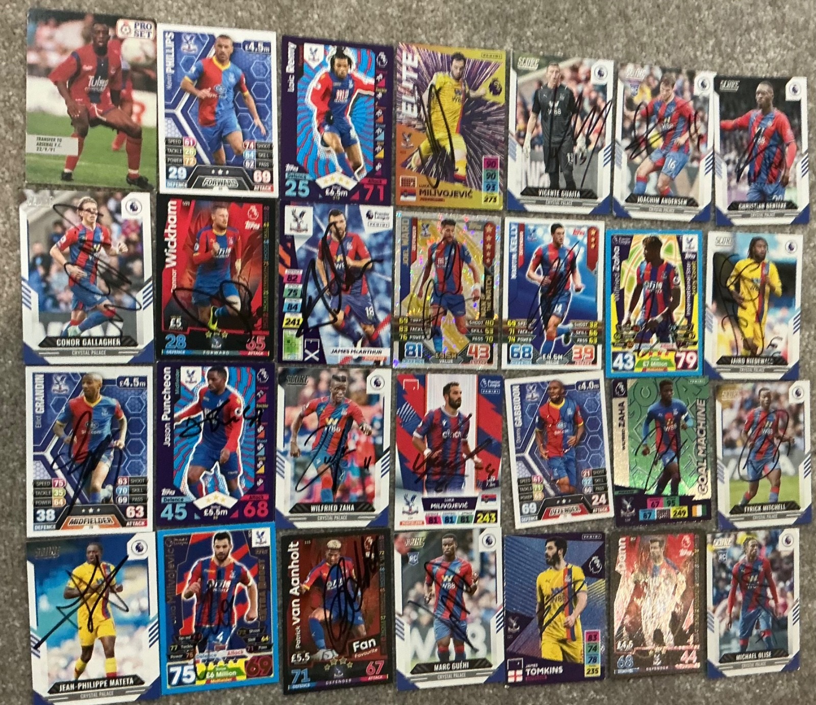 SOUTHAMPTON COLLECTION OF 40 HAND SIGNED FOOTBALL TRADING CARDS AND PHOTOS for sale on Ebay