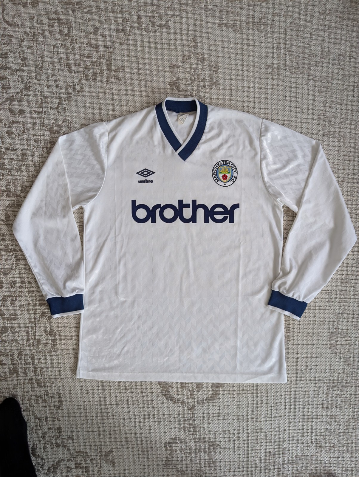 Manchester City 1990-1991 Third Shirt - Large for sale on Ebay
