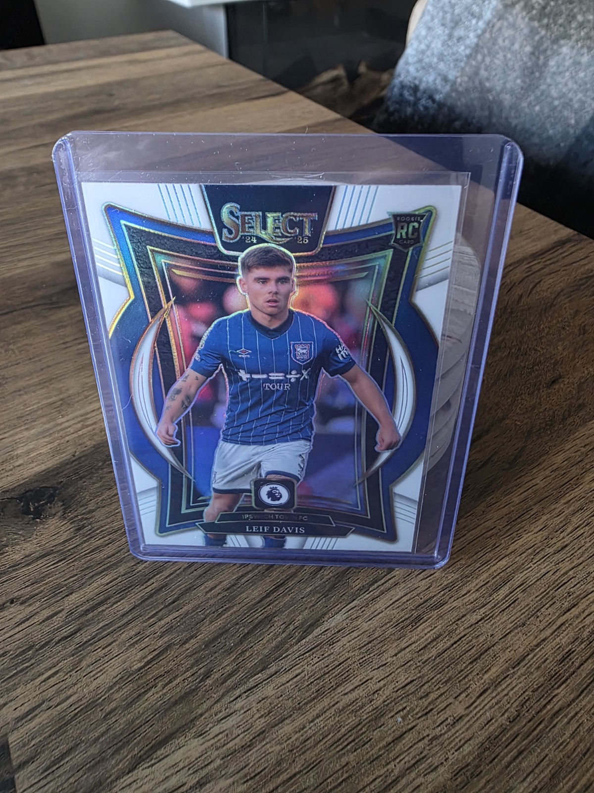 24-25 Panini Select PL - Leaf Davis (RC) (Ipswich)  20/20 Blue Colour Match for sale on Ebay