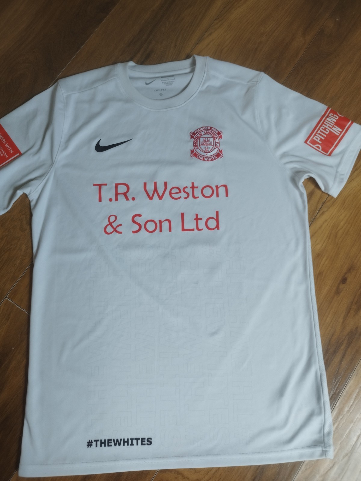 LINCOLN UNITED Jersey SIZE LARGE NIKE #21 VGC for sale on Ebay