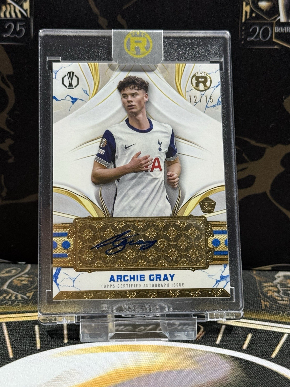 2025 Topps Reverence Archie Gray /75 Auto Tottenham 👑 for sale on Ebay