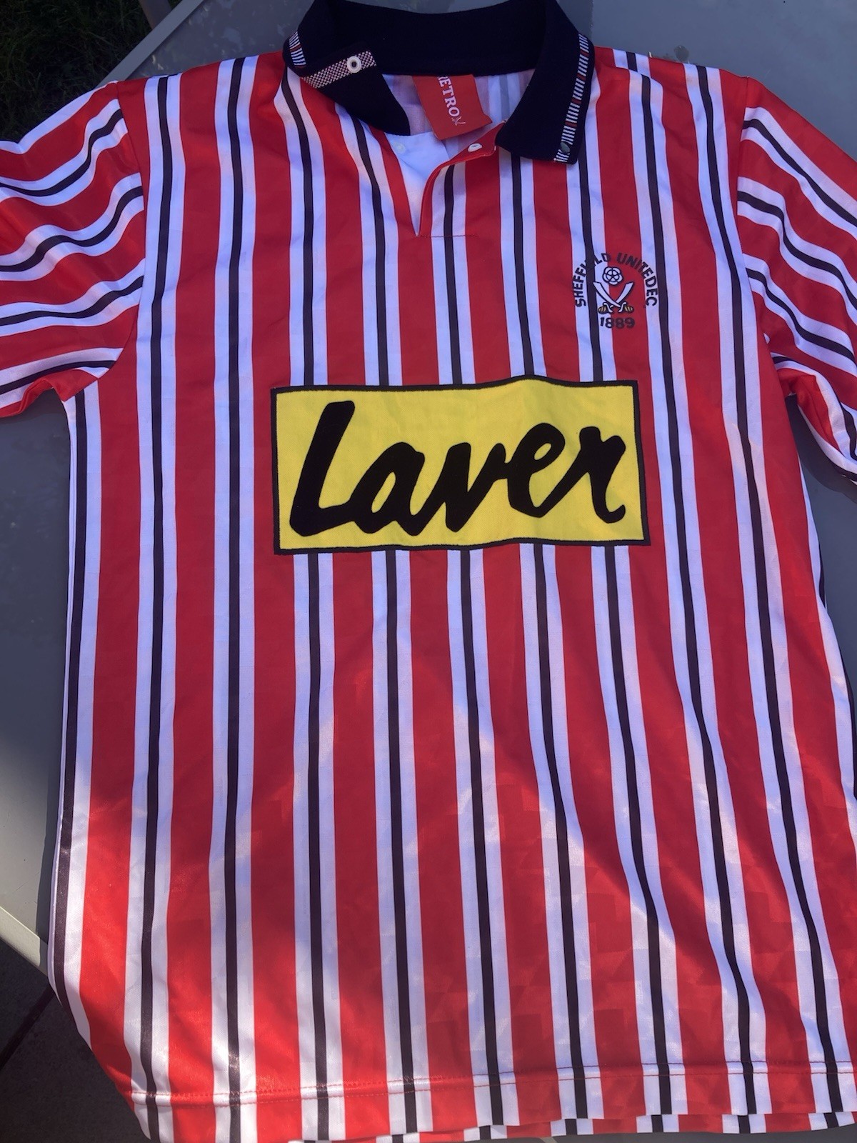 Sheffield United 1990-1992 Home Retro Shirt Size Small for sale on Ebay