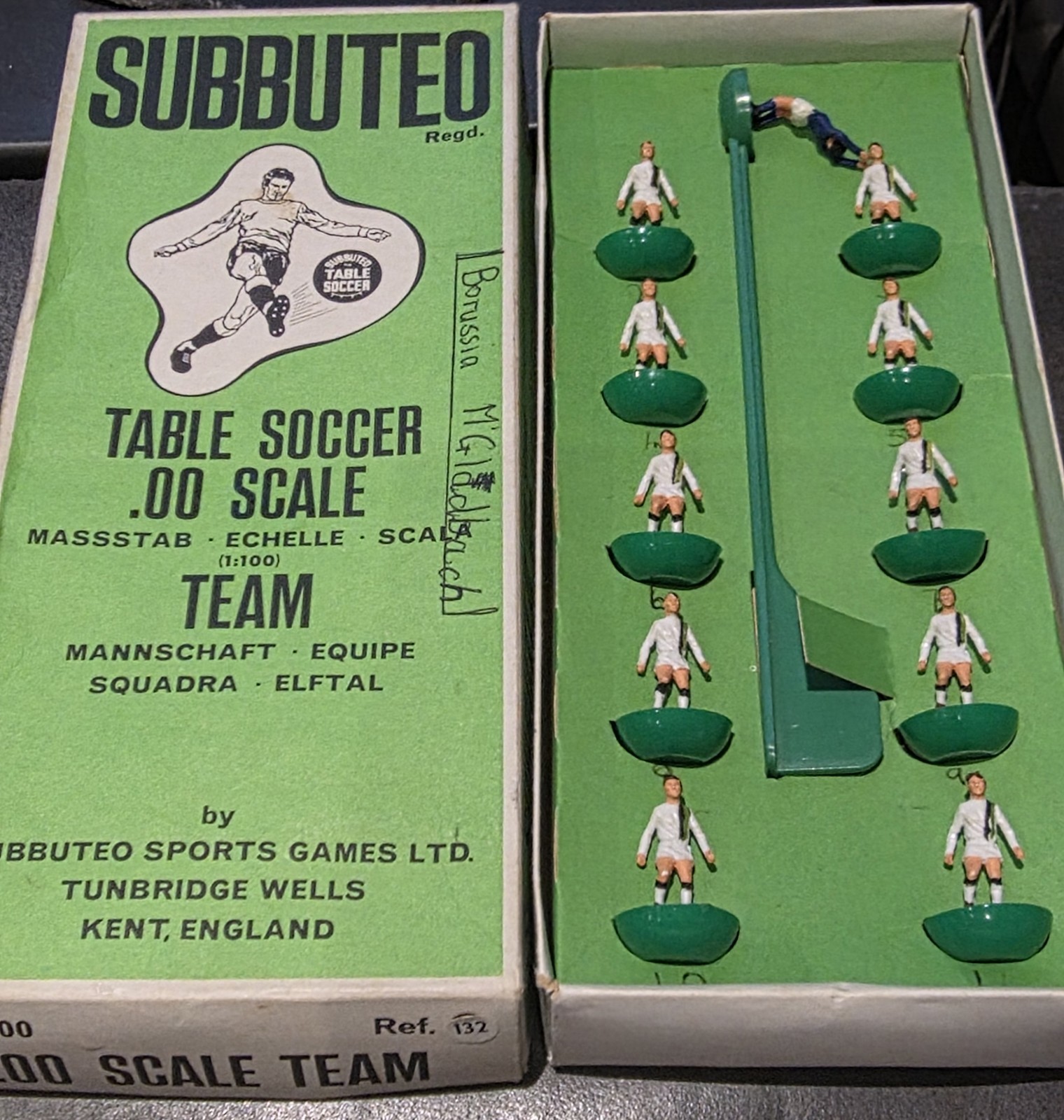 Subbuteo Borussia Monchengladbach Ref 132 HW for sale on Ebay