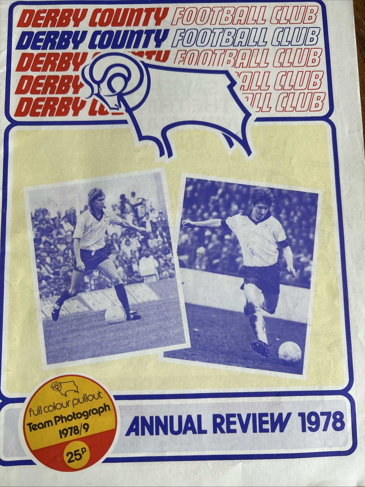 Derby County Annual Review 1978 for sale on Ebay