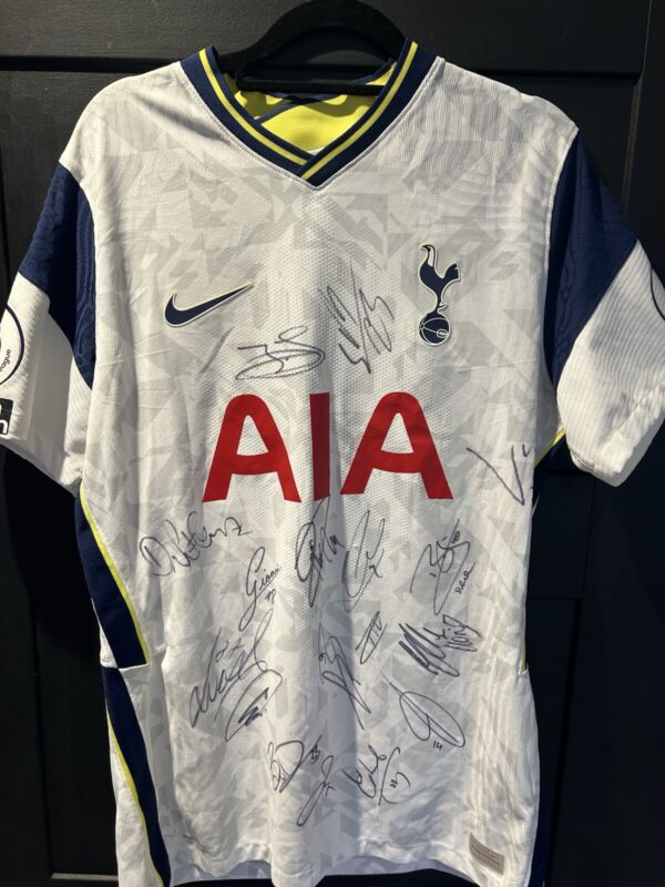 Match Worn Tottenham Hotspur’s 2020/21 Signed Shirt for sale on Ebay