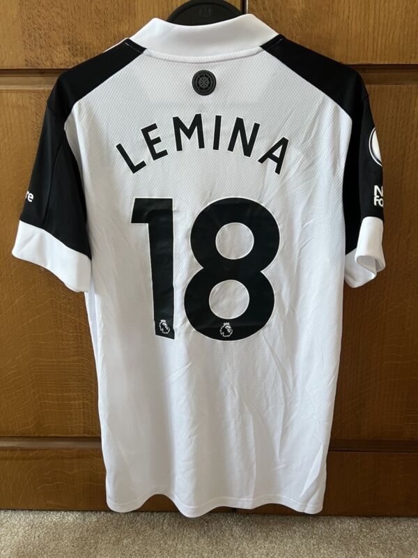 Match Issue Fulham Mario Lemina Shirt 20/21 Season for sale on Ebay