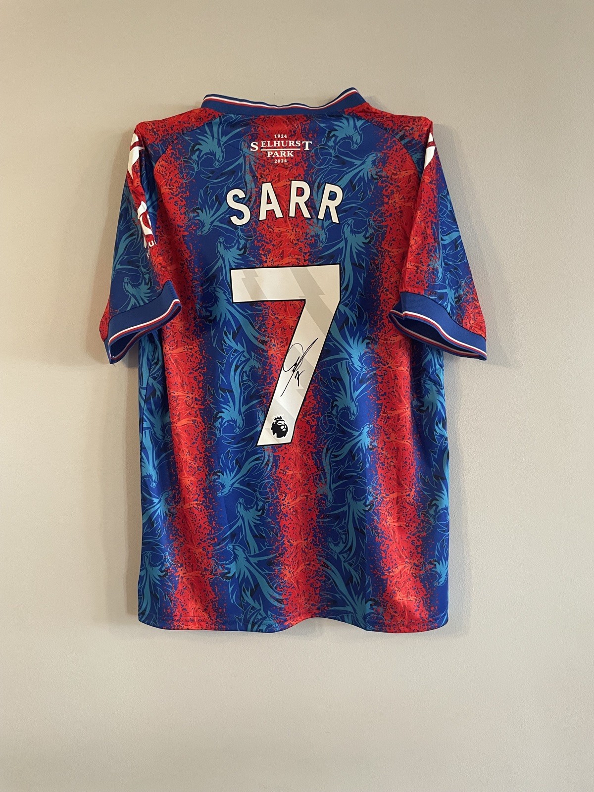Ismaïla Sarr signed shirt EXACT PROOF CRYSTAL PALACE JERSEY RARE COA for sale on Ebay