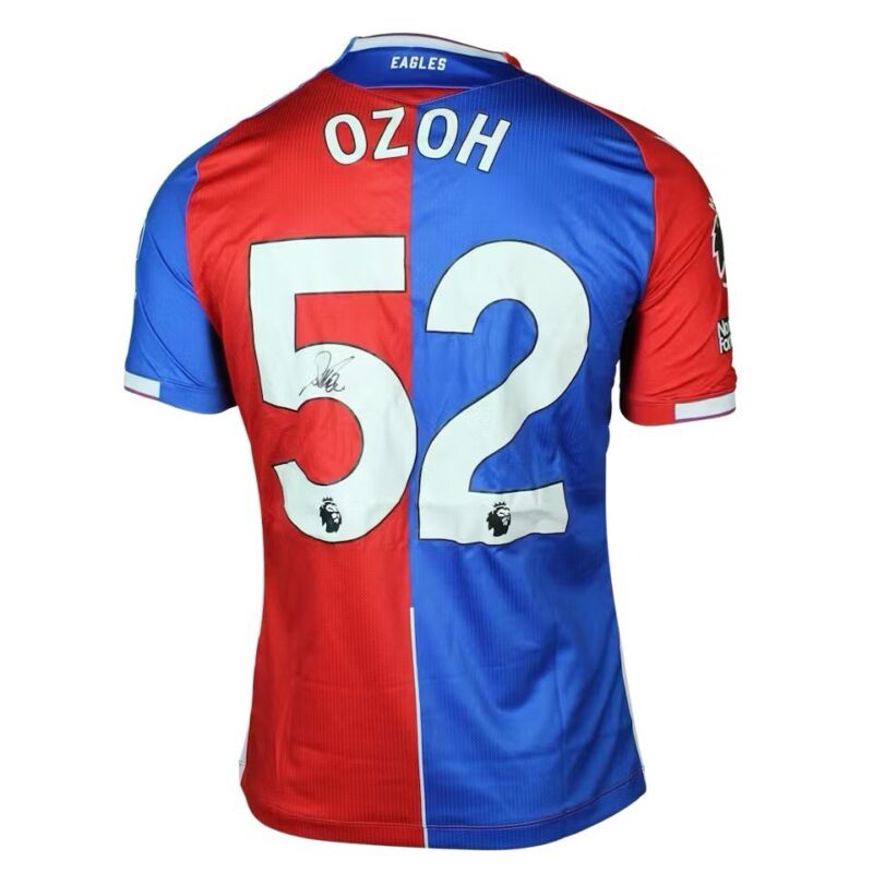 David Ozoh Signed & Match Issued Crystal Palace Home Shirt 23/24 Match Worn for sale on Ebay