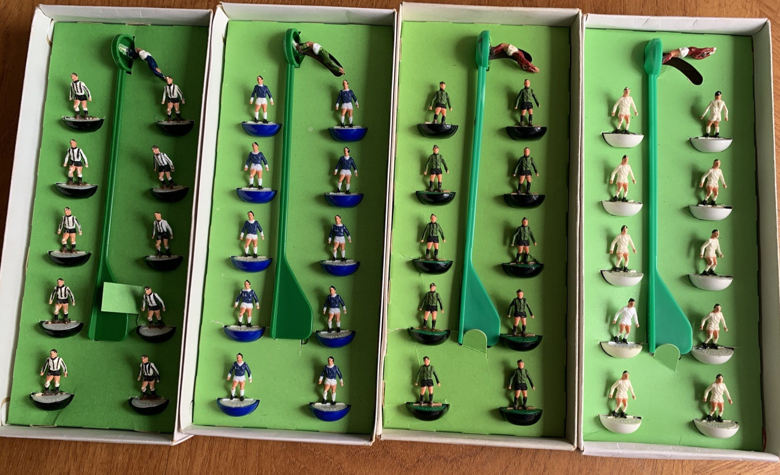 Subbuteo Heavyweight 4 x boxed complete teams job lot for sale on Ebay