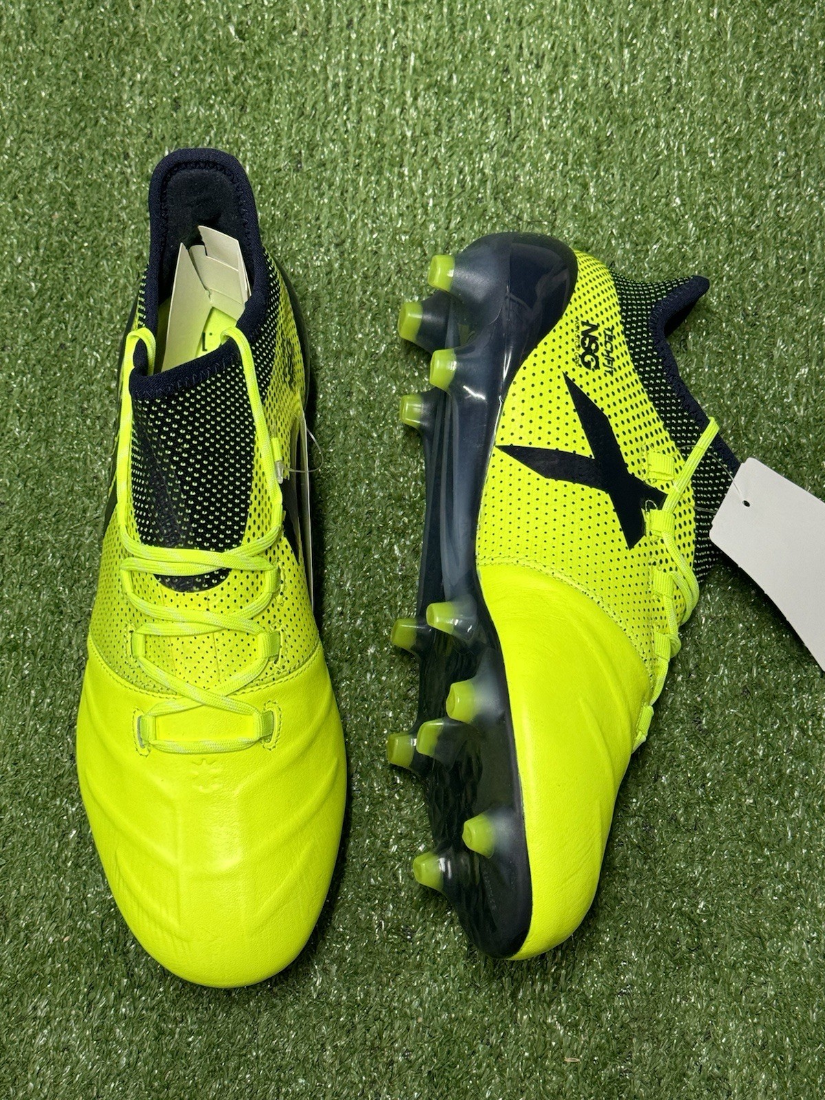 BNIB NEW ADIDAS X 17.1 FOOTBALL BOOTS UK 7.5 US 8 LEATHER FIRM GROUND for sale on Ebay