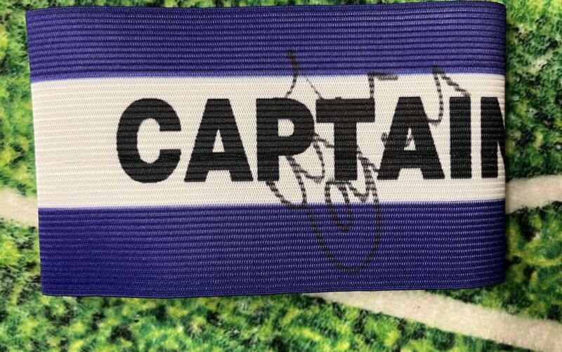 Jamie Vardy Leicester City England Signed Captains Armband wCOA for sale on Ebay