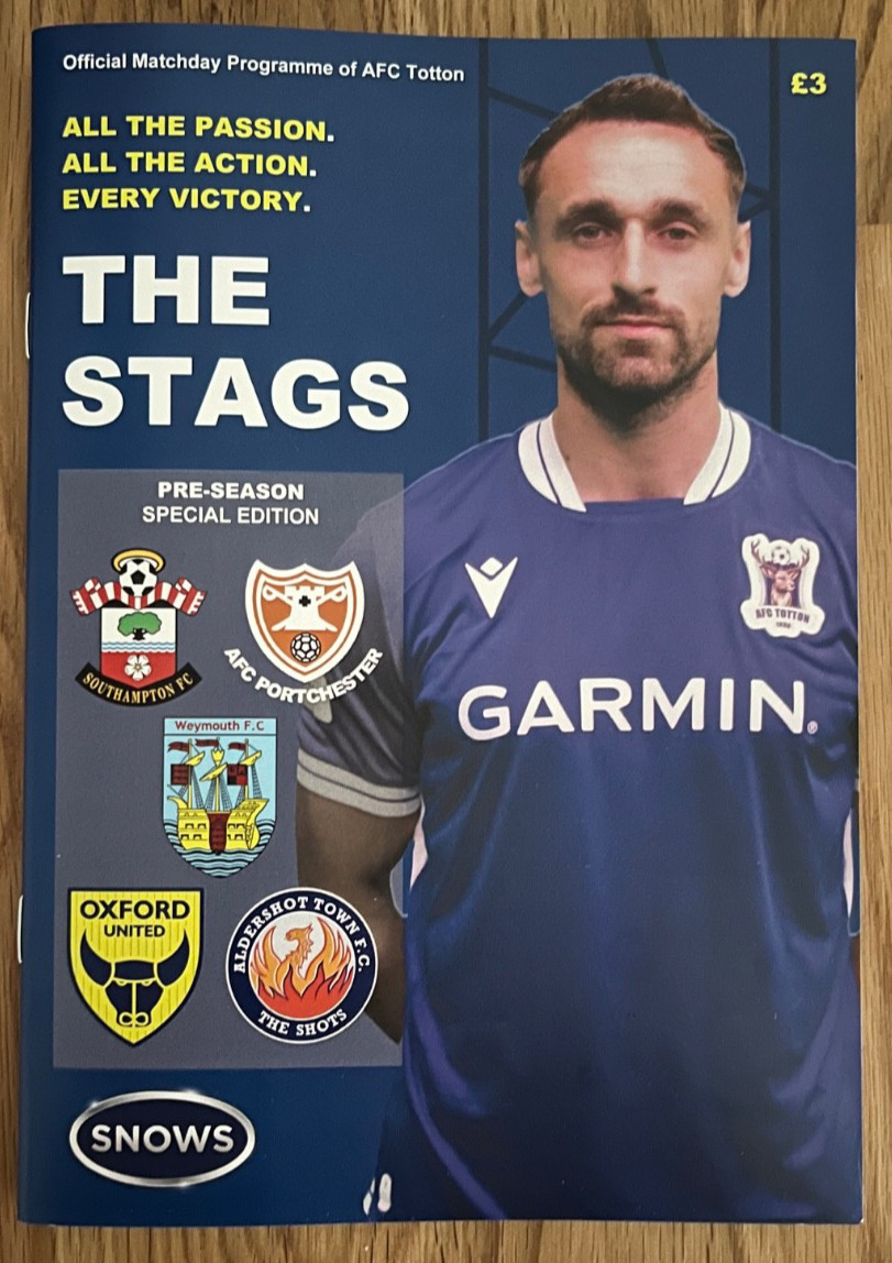 AFC Totton v Southampton - Pre Season Friendly - 12/07/2025 - For Charity for sale on Ebay