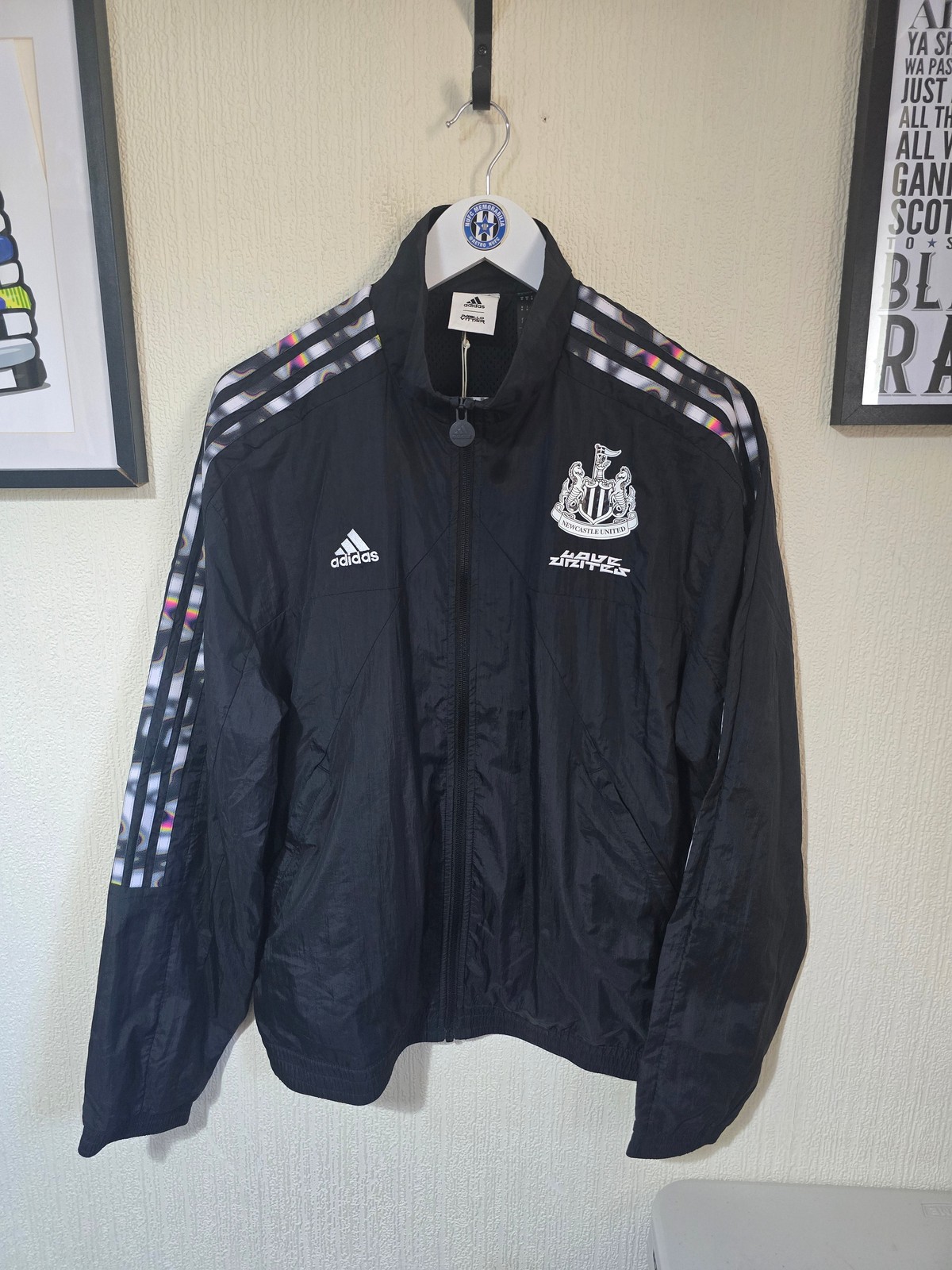 Newcastle United 2024/25 Adidas Love Unites Jacket, BNWT - Medium for sale on Ebay