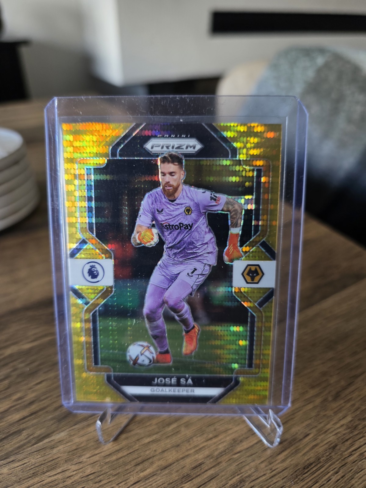 2022-23 Panini Prizm Gold Prizm SHIRT MATCH  01/10 Jose Sa Portugal/ Wolves for sale on Ebay