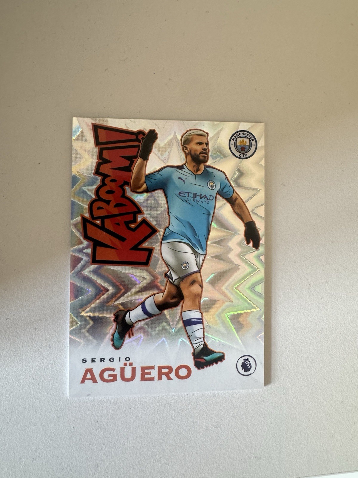 Panini Prizm 2019-20 Premier League Sergio Aguero Manchester City Kaboom K-10 for sale on Ebay