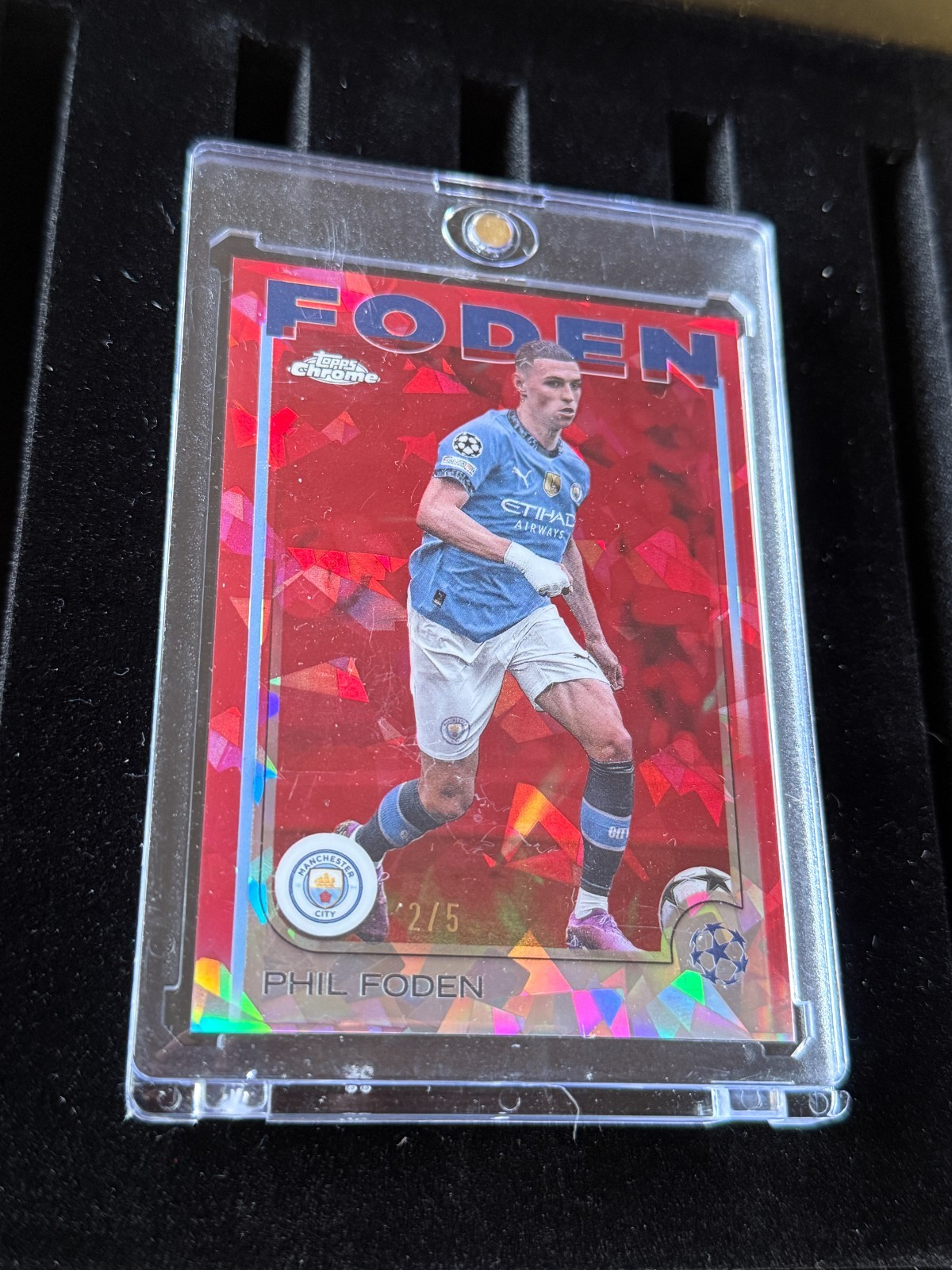2024/25 Topps UCC Chrome® UEFA - Phil Foden /5 Manchester City Trading Card for sale on Ebay