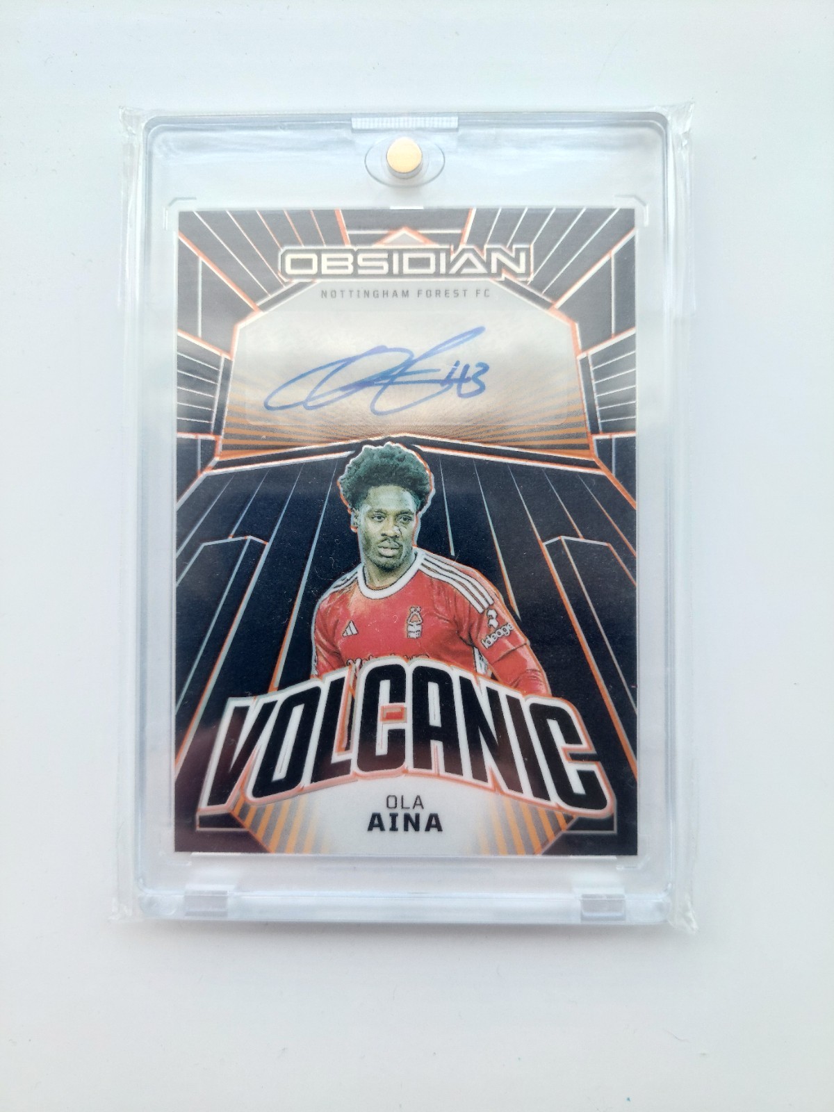Ola Aina Auto Obsidian 2023-24 Nottingham Forest Volcanic for sale on Ebay