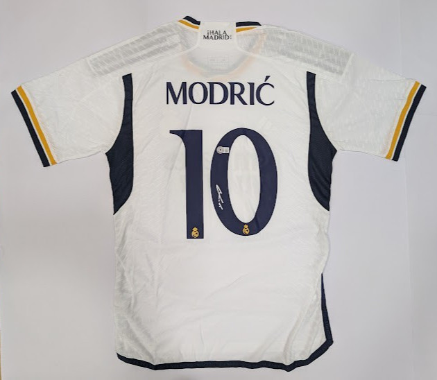 LUKA MODRIC Back Signed Tottenham Hotspur Jersey Authenticated by Beckett for sale on Ebay