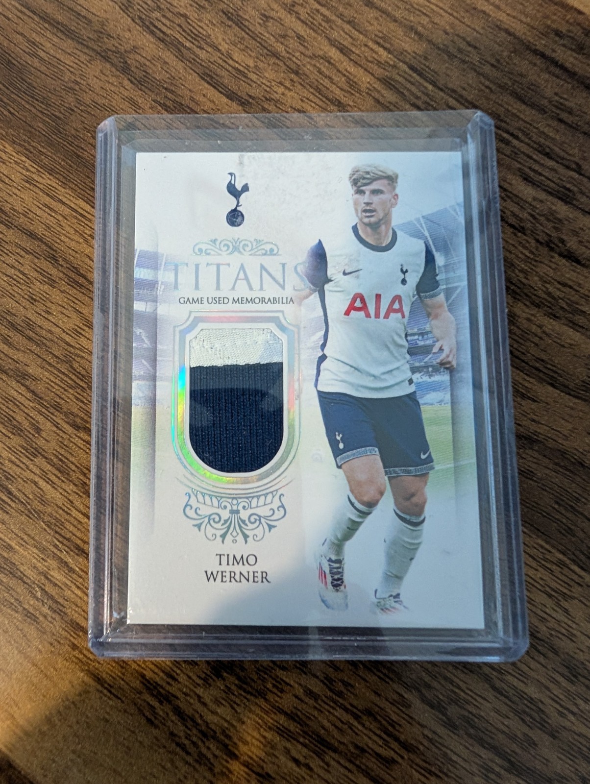 Futera Tottenham Timo Werner 1/1 Game-Worn Patch for sale on Ebay