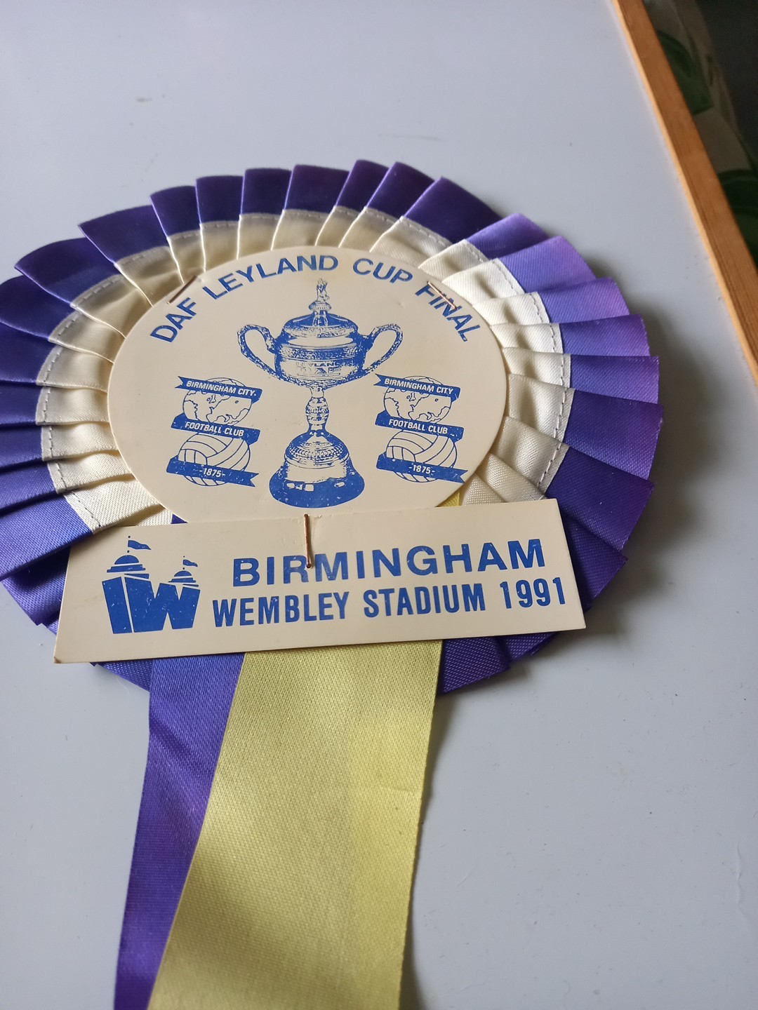 Rosette Birmingham City for sale on Ebay