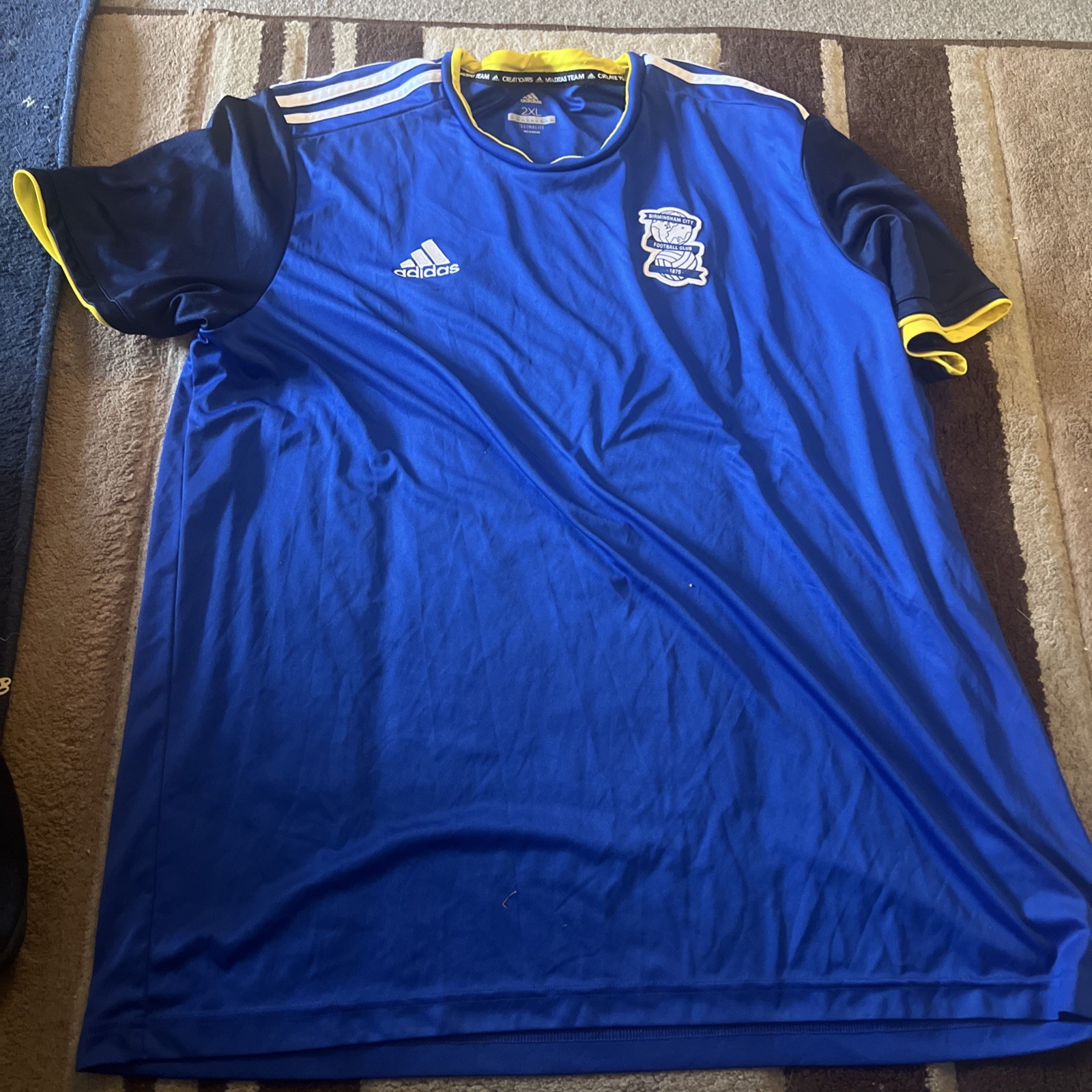 Birmingham City Men's Football Shirt Size 2XL Adidas for sale on Ebay