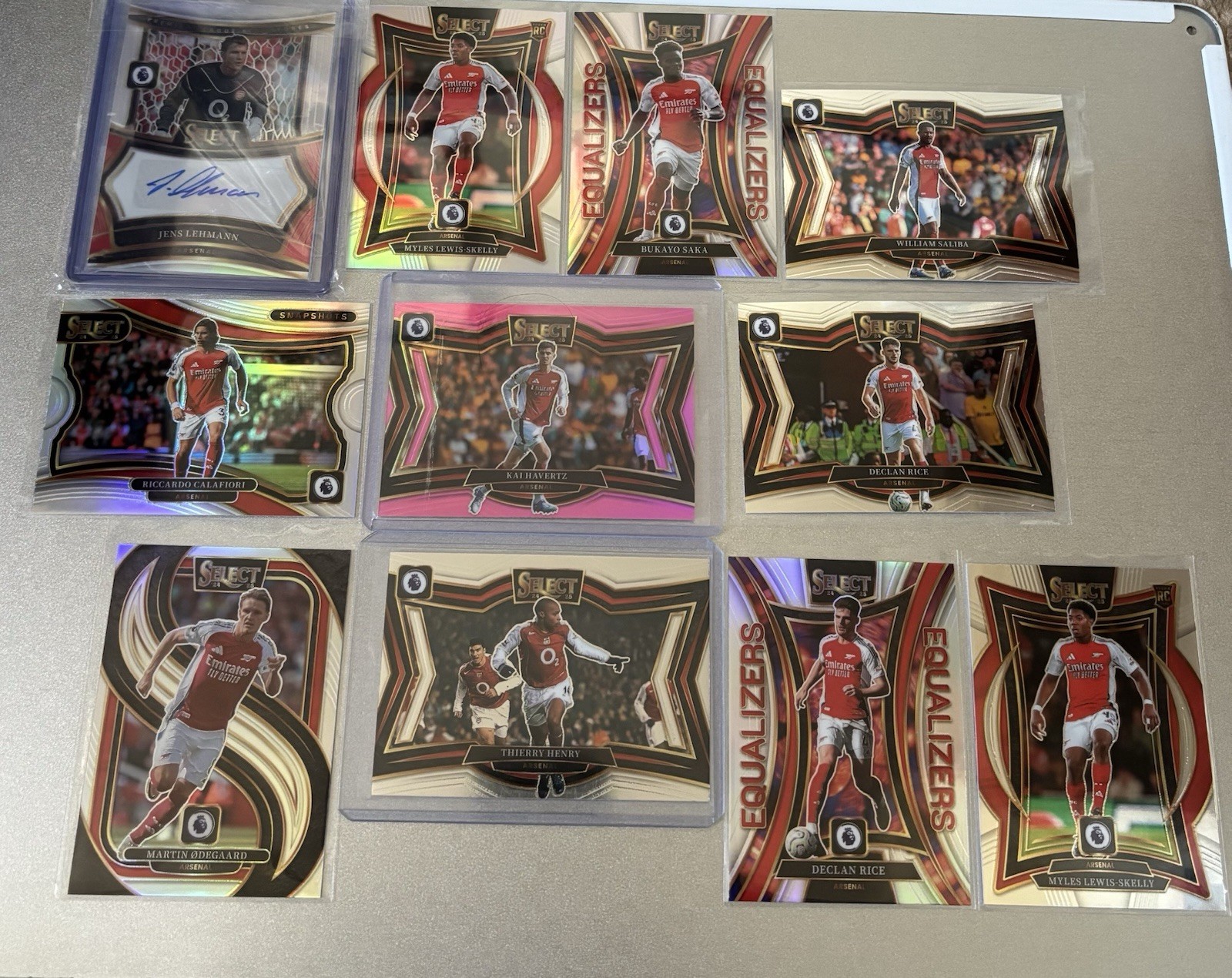 Panini Select 2024/25 Premier League Arsenal Bundle X11 Ft Henry, Lehman Etc for sale on Ebay