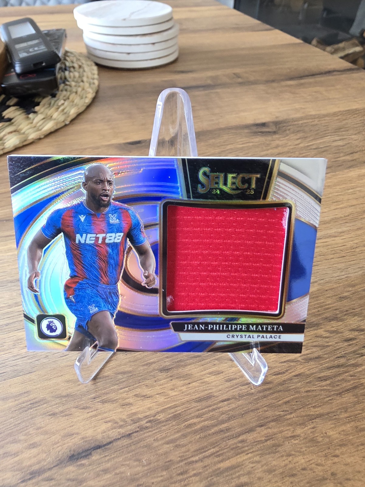 Jean-Philippe Mateta Crystal Palace Patch 2024/25 Premier League Panini Select for sale on Ebay