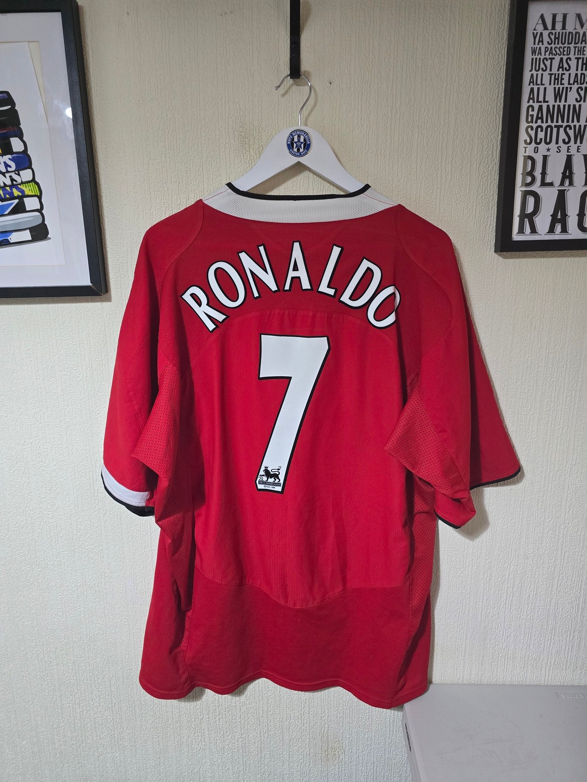 Manchester United 2004/06 Nike home shirt #7 RONALDO - XXXL for sale on Ebay