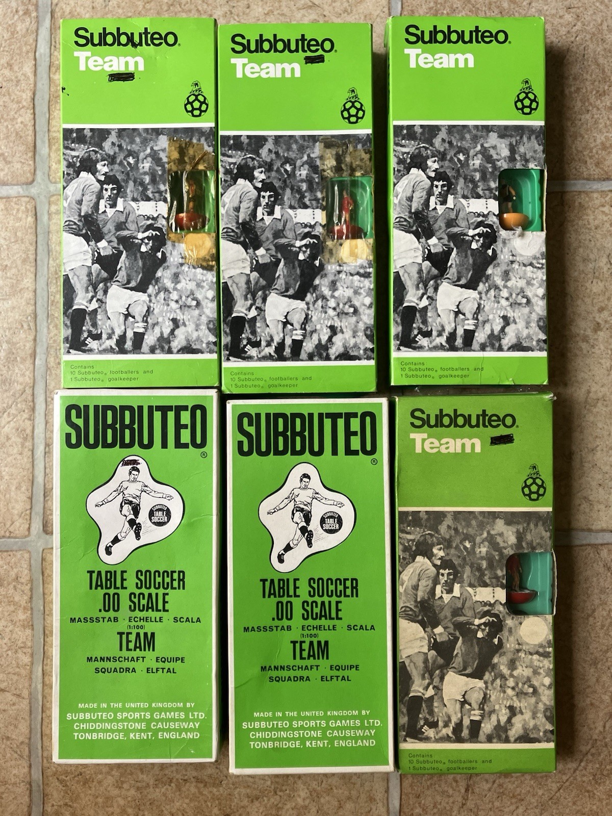 6 x SUBBUTEO Teams ( Vintage Bundle) for sale on Ebay