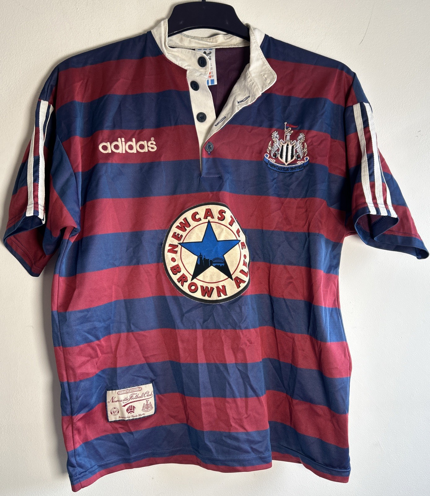 Newcastle Away Shirt 1995 -96 Adidas Original Adults Medium - See Description for sale on Ebay