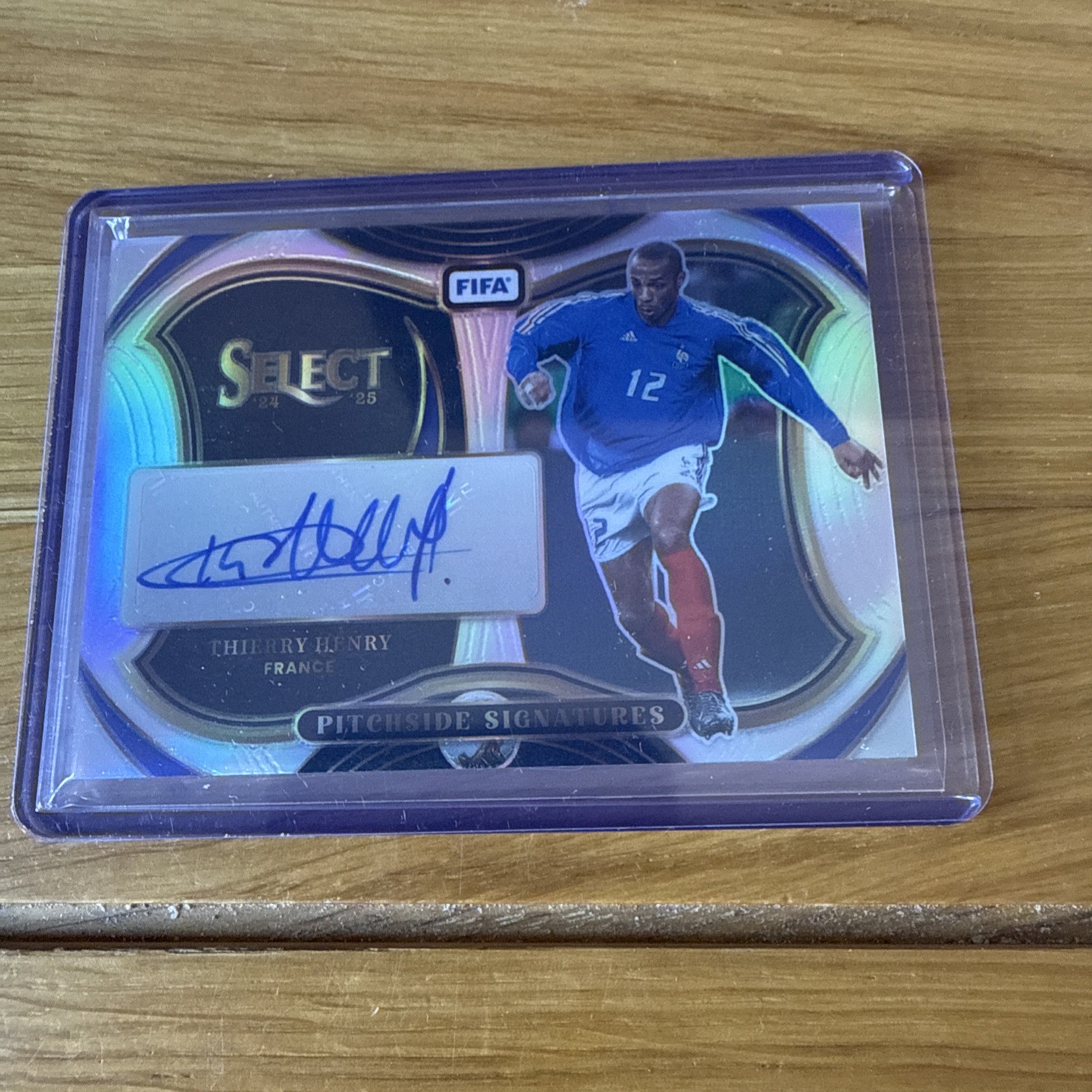 2024-25 FIFA Select Thierry Henry Pitchside Signatures Auto - France Arsenal for sale on Ebay