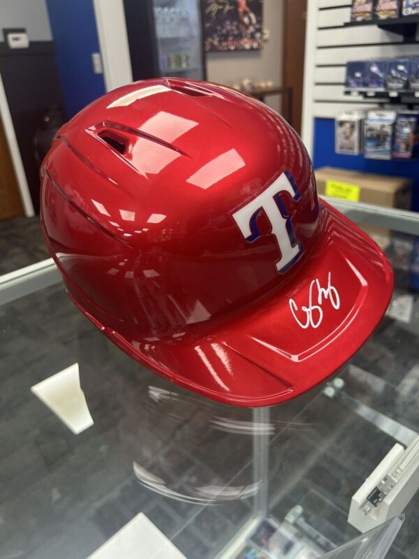 Corey Seager Texas Rangers Autographed Rawlings Mach Pro Replica Batting Helmet for sale on Ebay