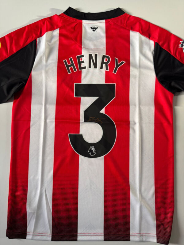 Signed RICO HENRY Shirt - Brentford FC -PROOF/COA- for sale on Ebay
