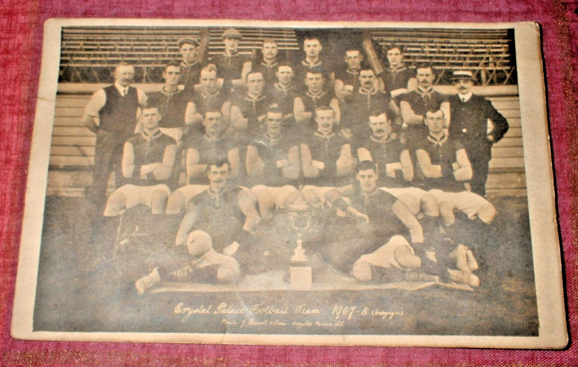 Vintage RP Postcard - Crystal Palace Football Team - Forster - 1907/8 - for sale on Ebay