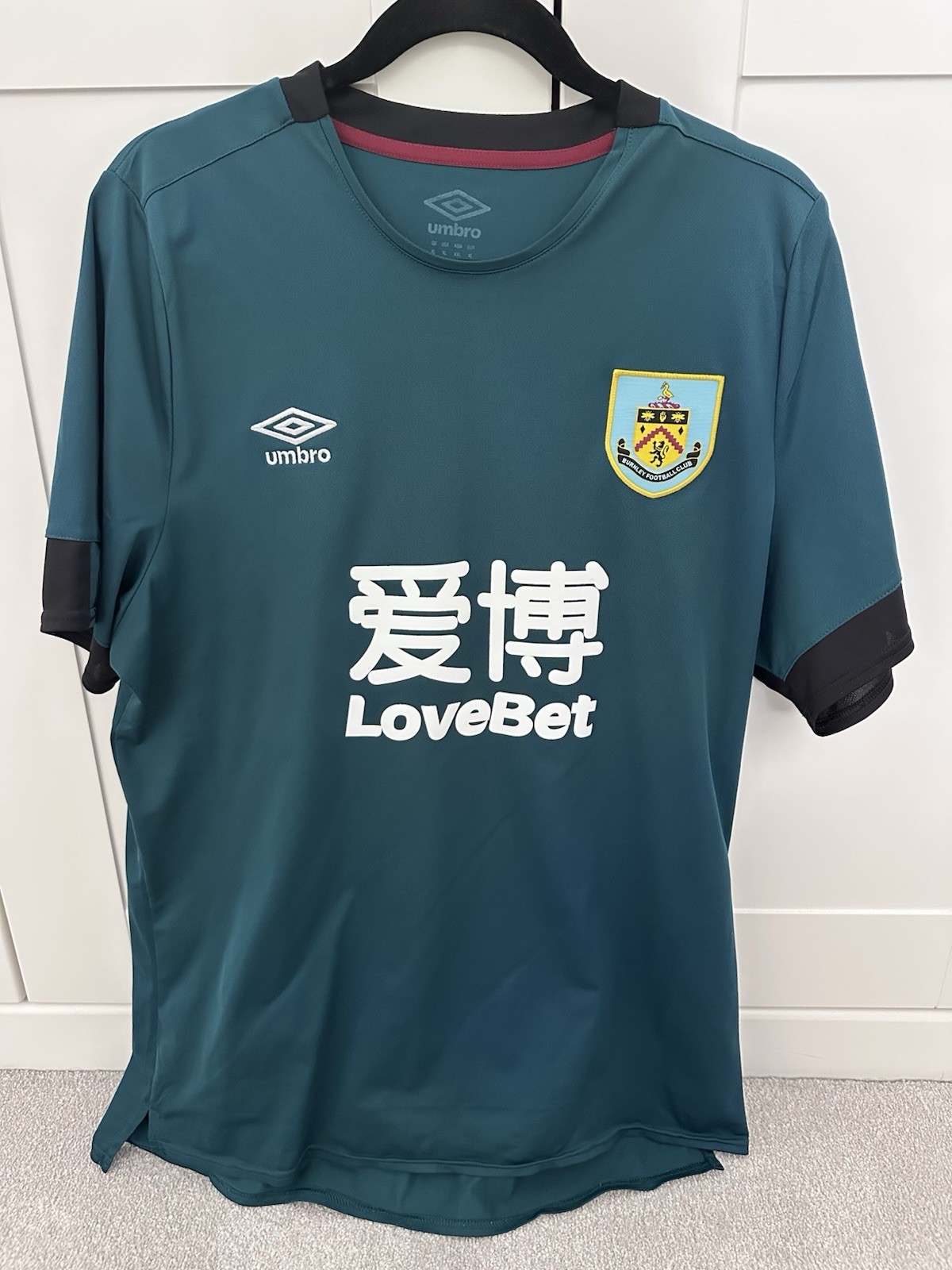 Burnley 2020/21 Third Shirt - Men’s XL for sale on Ebay