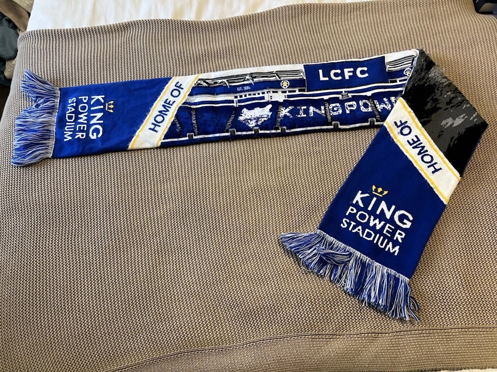 Leicester City FC Scarf Football Club Merchandise for sale on Ebay