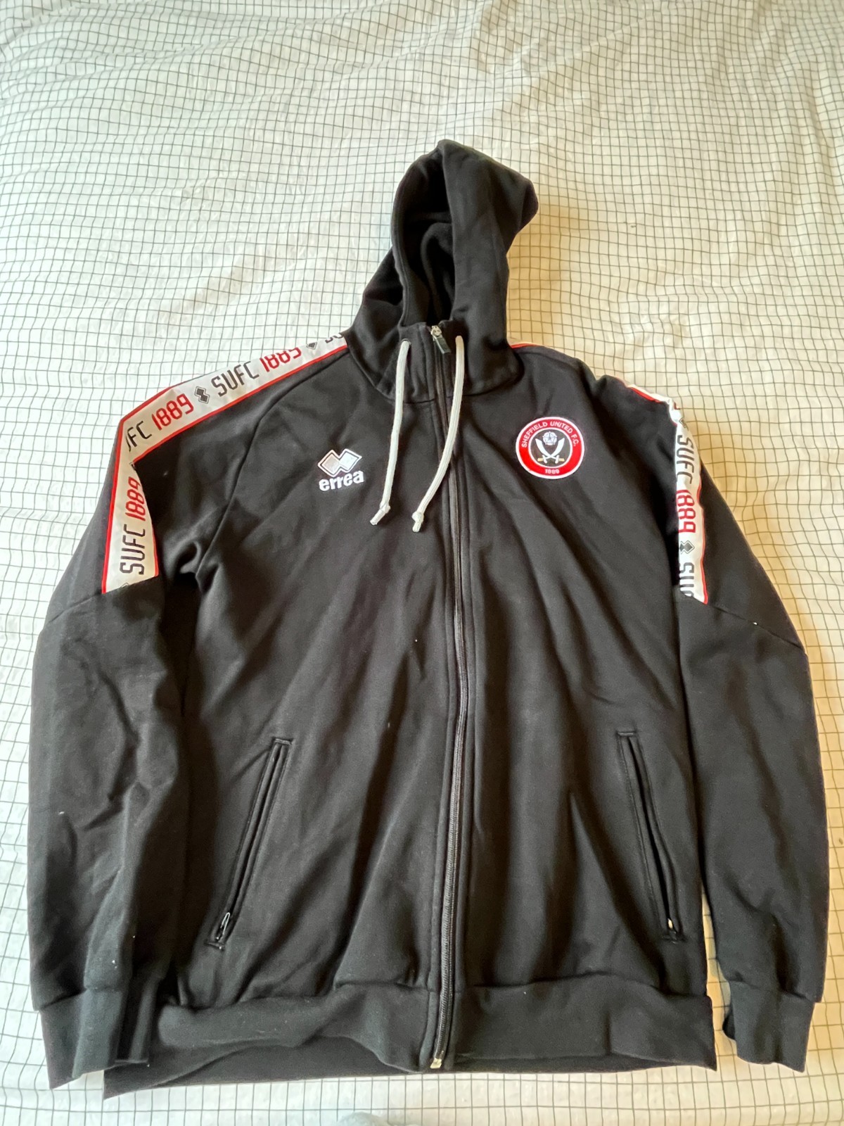 Sheffield United Hoodie - Errea - 2024/25 - Mens Large  for sale on Ebay
